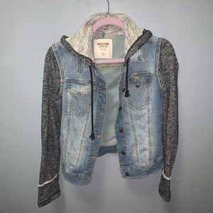 Mossimo Jean Jacket with Hood
